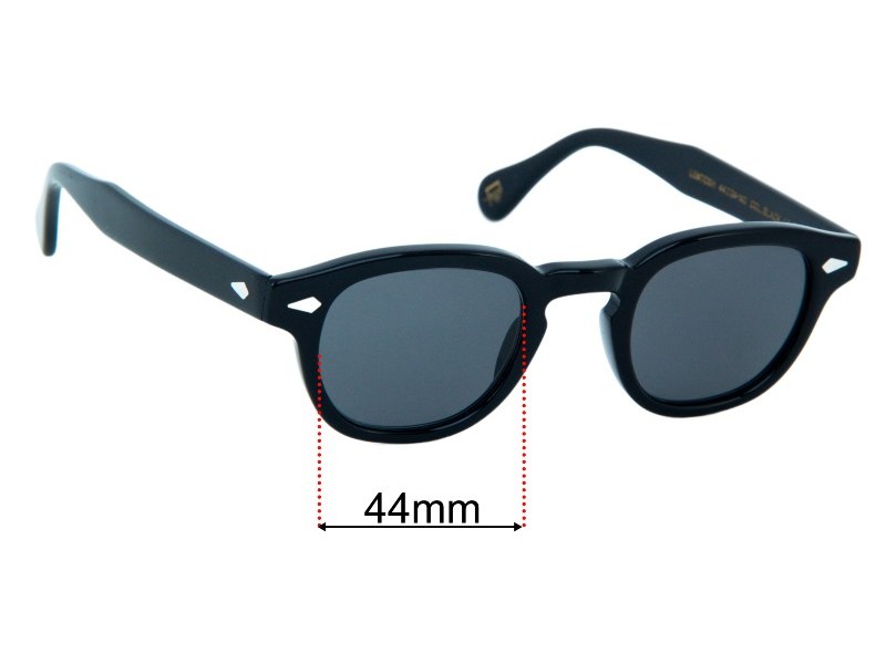 Sunglass Fix Replacement Lenses for Moscot Lemtosh - 44mm Wide